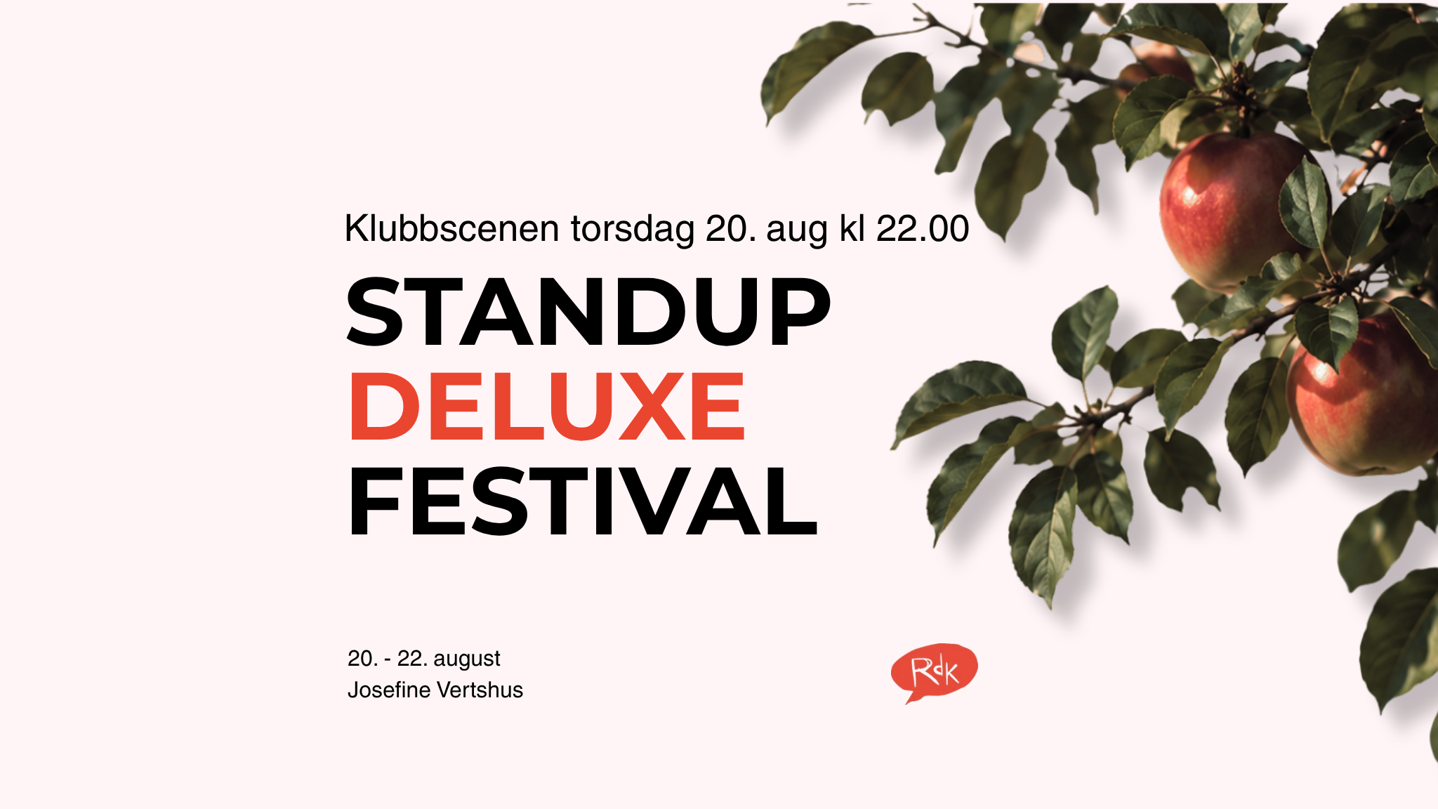 Standup Deluxefestival Josefine Vertshus