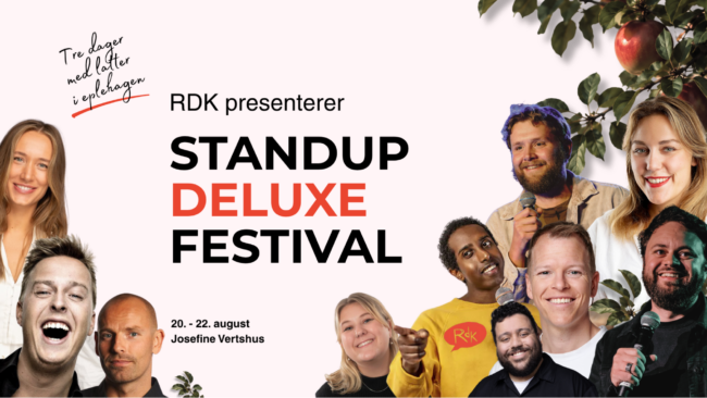 Dette kan du oppleve på Standup Deluxe Festival 2026